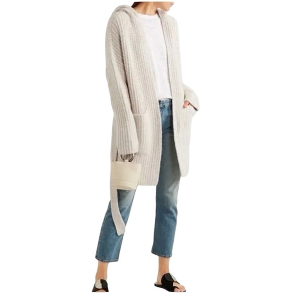 ATM Anthony Thomas Melillo | Thick Wool Blend Hooded Longline Cardigan Size M - Picture 1 of 7